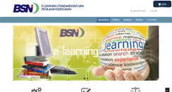 Desktop Screenshot of elearning.bsn.go.id